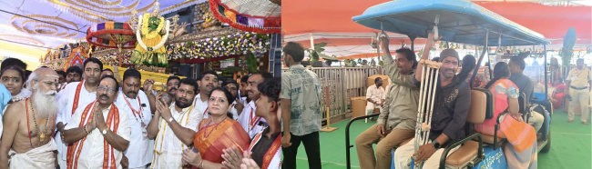 త్రిపుర సుందరీదేవి దర్శనానికి భక్తుల వెల్లువ