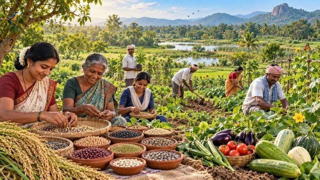 విత్తన రంగ భాగస్వామ్యం నుంచి ముప్పై రాష్ట్రాలు..2లక్షల కోట్ల నిధులు