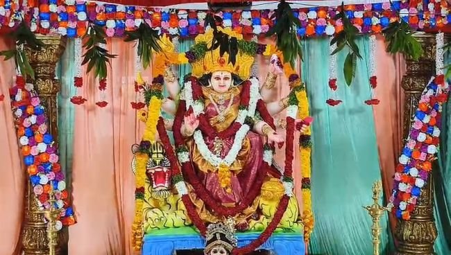 ముప్పవరం సాయిబాబా గుడిలో ఘనంగా దసరా శరన్నవరాత్రి వేడుకలు.