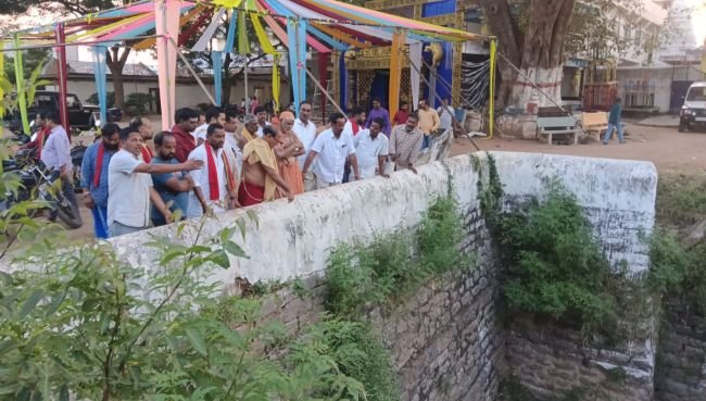 దుద్దెడ శంభులింగేశ్వర క్షేత్ర కోనేరు పునర్నిర్మాణానికి సన్నాహాలు