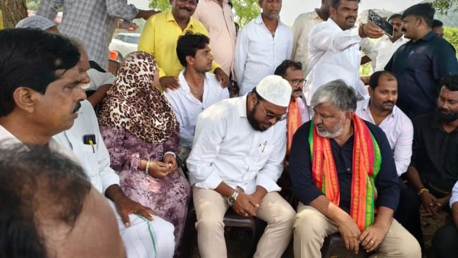 చల్లా బాబుని కలిసిన పుంగనూరు టిడిపి నాయకులు