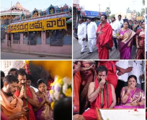 అంగరంగ వైభవంగా ప్రారంభమైన శ్రీ కనకదుర్గమ్మ శరన్నవరాత్రి మహోత్సవాలు