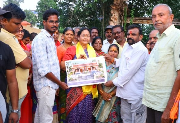 26వ వార్డులో రూ. 40 లక్షలతో కళ్యాణ మండపానికి శంకుస్థాపన