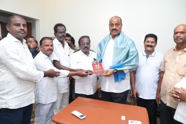 కొత్తమ్మతల్లి ఉత్సవాలకు మంత్రి అచ్చెన్నాయుడుకి ఆహ్వానం