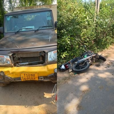 డబిల్‌పూర్ చెరువు కట్టపై రోడ్డు ప్రమాదం.. బొలెరో ఢీకొని నాగులూరి సురేష్  మృతి