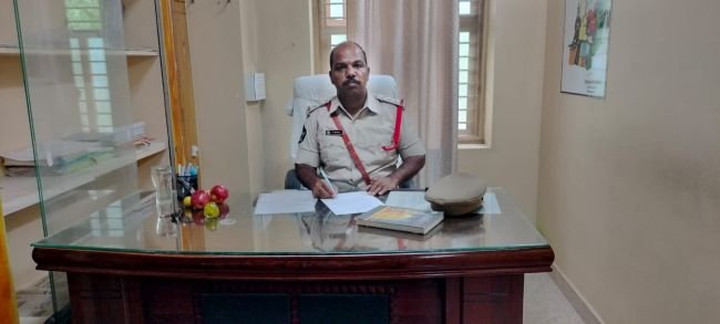 భాకారపేట సీఐ గా పి. తిమ్మయ్య.