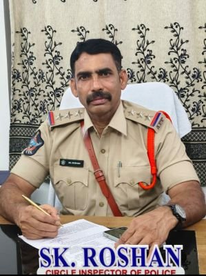 సీఐ.రోషన్ బాధ్యతల స్వీకరణ.