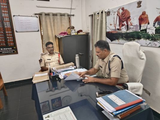 వెల్దుర్తి పోలీస్ స్టేషన్‌లో పత్తికొండ డిఎస్పీ తనిఖీలు