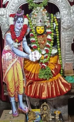 రాచూరిపెద్దమ్మతల్లికి అన్నపూర్ణదేవి అలంకరణ: