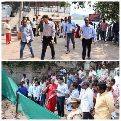 బాసర ఆలయాన్ని సర్వాంగ సుందరంగా తీర్చిదిద్దాలి - జిల్లా కలెక్టర్ భవేశ్ మిశ్రా.