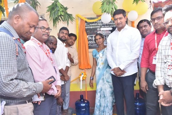 ఆరోగ్య రక్షణ కోసం ఆర్ఓ మంచినీరు...  యూనియన్ బ్యాంక్ వారికి కృతజ్ఞతలు 