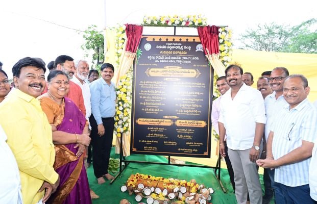 44 కోట్లతో మాస్టర్ ప్లాన్ రోడ్డుకు శంకుస్థాపన -పద్మావతి అమ్మవారి ఆలయానికి ట్రాఫిక్ కష్టాలకు చెక్