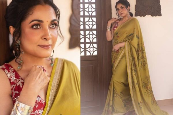 కొత్త శైలి శారీ ఫోటోషూట్‌తో మెరిసిపోతున్న రమ్యకృష్ణ: సోషల్ మీడియాలో రచ్చ చేస్తున్న రాజమాత
