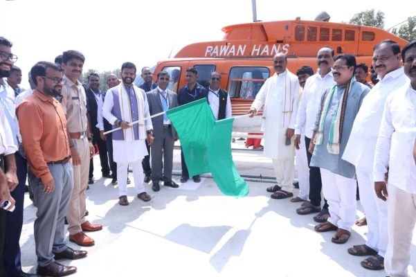 కొత్తమ్మతల్లి ఉత్సవాల్లో ప్రత్యేక ఆకర్షణగా హెలీ రైడ్ టూరిజం*