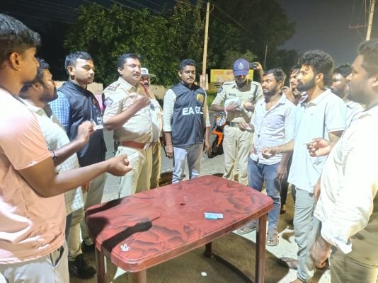 ఆపరేషన్ త్రిశూల్‌లో భాగంగా పెద్దబొడ్డేపల్లి శివారులో డ్రగ్ డిటెక్షన్ పరీక్షలు –