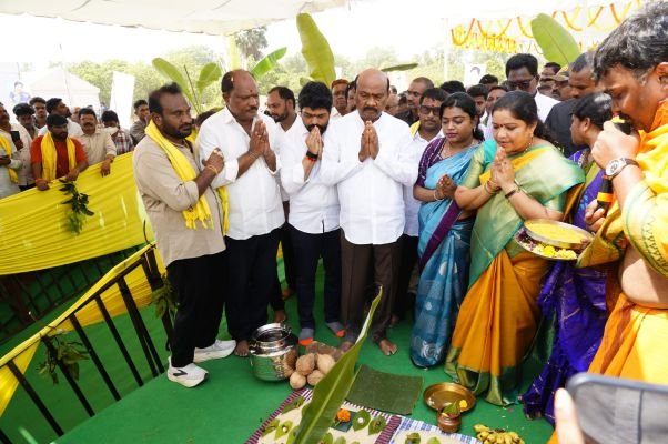 శెట్టిపాలెంలో ఇంటిగ్రేటెడ్ కాఫీ ప్రాసెసింగ్ యూనిట్‌కు  శంకుస్థాపన