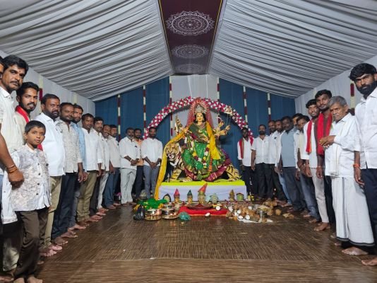 కొత్తగూడ లో వైభవంగా అమ్మవారి నవరాత్రి ఉత్సవాలు
