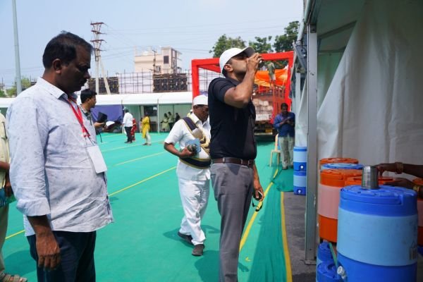 సరస్ మేళాకు స్వచ్ఛమైన తాగునీరు అందించాలి  : నగరపాలక సంస్థ కమిషనర్ ధ్యానచంద్ర