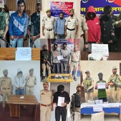  కాశ్మీర్ లోయలో డ్రగ్ మాఫియాపై పోలీసుల ఉక్కుపాదం: 9 మంది పెడ్లర్ల అరెస్ట్.. భారీగా హెరాయిన్, చరస్ స్వాధీనం!