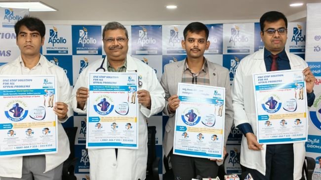 అపోలో ఆసుపత్రిలో ప్రత్యేక వెన్నెముక స్క్రీనింగ్ ప్యాకేజీ