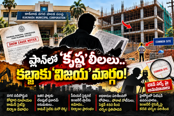 ప్లాన్లో కృష్ణ లీలలు... కబ్జాకు విజయ మార్గం!
