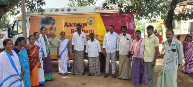 శేషంపల్లిలో ఆరోగ్య రథం సేవలు..
