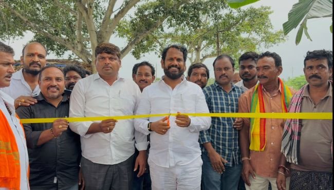 రణస్థలం మండలం లో అభివృద్ధి పనులకు శ్రీకారం