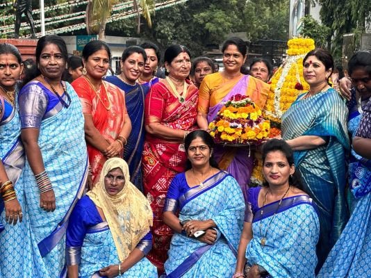 గాంధీ భవన్‌లో ఘనంగా బతుకమ్మ వేడుకలు  
