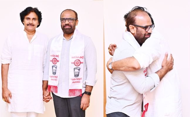 జనసేనలోకి వంగవీటి రాధాకృష్ణ - పార్టీ కండువా కప్పి సాదరంగా ఆహ్వానించిన పార్టీ అధ్యక్షులు పవన్ కళ్యాణ్