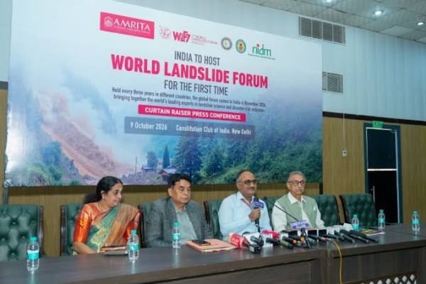 భారత్‌లో వరల్డ్ ల్యాండ్‌స్లైడ్ ఫోరమ్ సదస్సు: అమృత వర్సిటీ కొండచరితల ముందస్తు హెచ్చరిక సాంకేతికతకు అంతర్జాతీయ ప్రశంసలు!