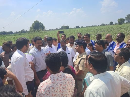 సుల్తాన్‌పూర్‌లో పత్తి రైతులతో TGSPDCL సీఎండీ ముఖాముఖి