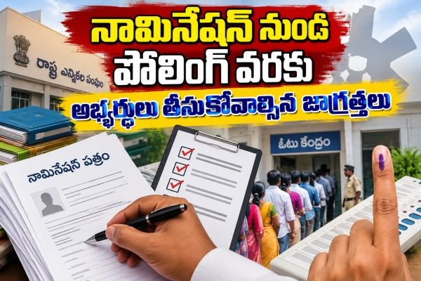 నామినేషన్ నుండి పోలింగ్ వరకు