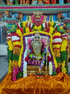 స్థానిక ఎన్నికలకు పటిష్టశ్రీ రాజరాజేశ్వరి దేవి అలంకారంలో భువనేశ్వరి అమ్మవారు