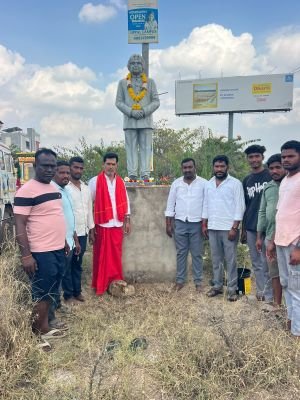 అబ్దుల్ కలాంకు నివాళులర్పించిన ఏనుగు మచ్చేందర్ రెడ్డి