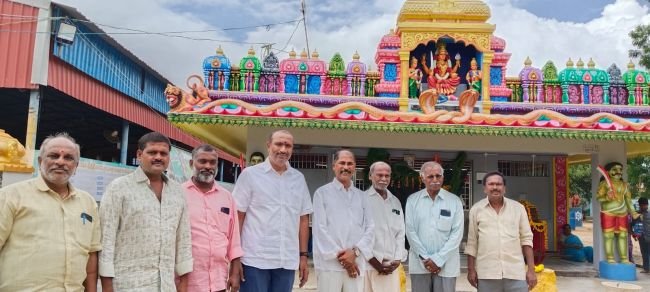 తాళమ్మ అమ్మవారిని దర్శించుకున్న  కనుమూరు హరిశ్చంద్ర రెడ్డ 