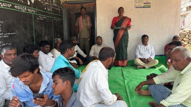 గ్రామసమస్యల పరిష్కారానికి కృషి చేస్తా:సర్పంచ్ మల్లమ్మ మల్లేశం