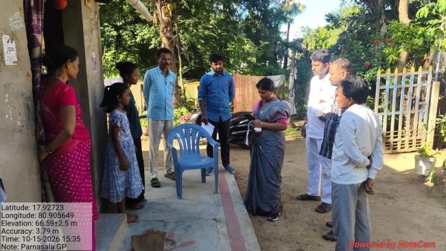 మండలంలో జడ్పీ చైర్మన్ నాగలక్ష్మి విస్తృత పర్యటన.