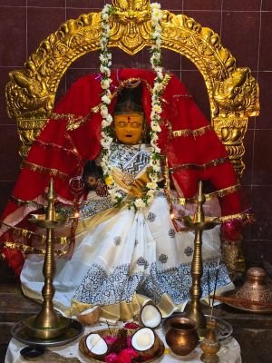 బ్రహ్మగిరి క్షేత్రంలో శ్రీ సరస్వతీ దేవి అలంకరణలో అమ్మవారి దర్శనం