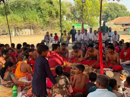 గ్రామ క్షేమం కోసం దుర్గాదేవి సన్నిధిలో మహా చండీ యాగం