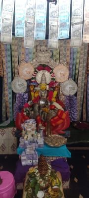 శ్రీ ధనలక్ష్మి దేవి అలంకారంలో అమ్మవారు 