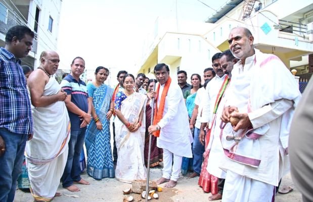 పనులు నాణ్యతతో చేపట్టాలి... ఎమ్మెల్యే ధన్ పాల్.