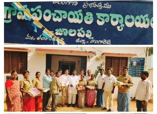 గ్రామ అభివృద్దే లక్ష్యం కార్మికుల సంక్షేమమే ధ్యేయం 