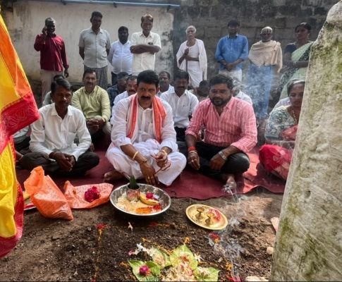 *రాంచంద్రపూర్‌లో హనుమాన్ ఆలయ పునఃనిర్మాణ భూమిపూజ మహోత్సవం*