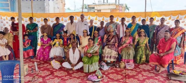 నవదుర్గ రూప బాలిక అర్చన కుమారి పూజ