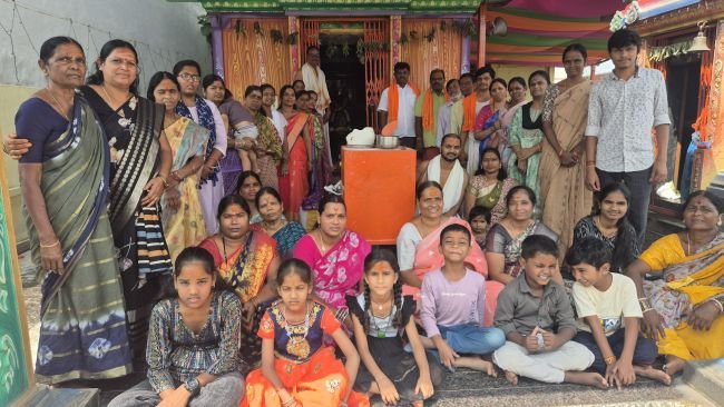 శ్రీ రుద్రాక్ష శివ హనుమాన్ ఆలయంలో కొనసాగుతున్న దేవీ నవరాత్రి ఉత్సవాలు…