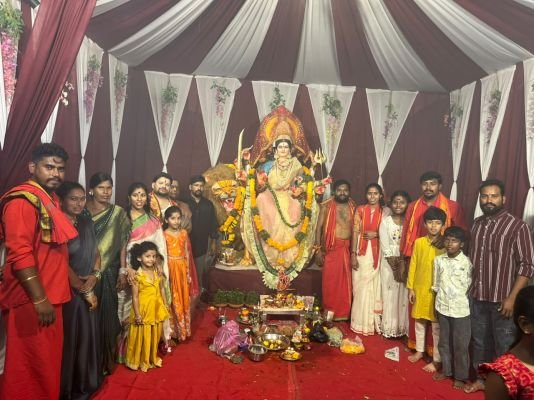 చారకొండలో భక్తిశ్రద్ధలతో దుర్గామాత  పూజలు