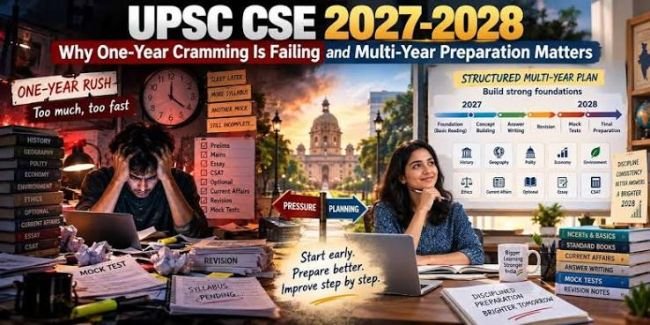 యూపీఎస్సీ సీఎస్ఈ 2027-2028: ఏడాది వ్యవధి ప్రిపరేషన్ ఎందుకు సరిపోవట్లేదు? బహుళ ఏళ్ల వ్యూహాత్మక సన్నద్ధత ప్రాధాన్యత ఇదీ!