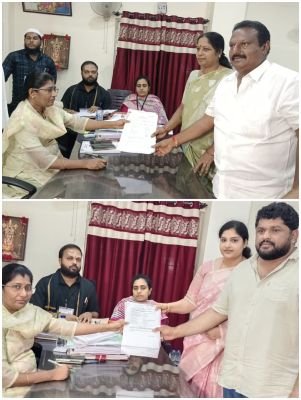 పలమనేరు మున్సిపల్ ఎన్నికల్లో జోరు రెండో రోజు 64 నామినేషన్లు