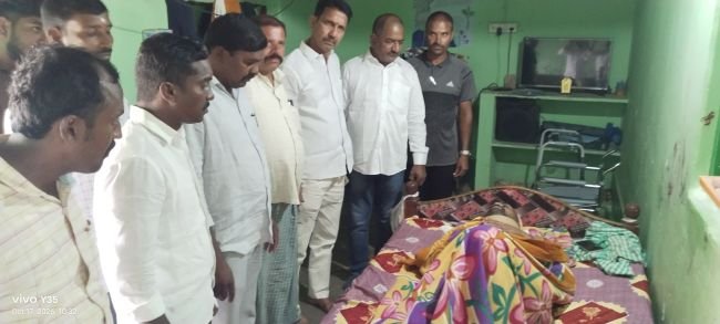 బీఆర్ఎస్ నాయకునికి పరామర్శ.....