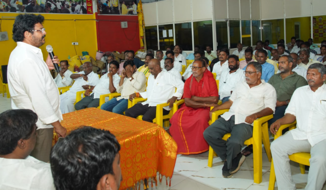కార్యకర్తల అభిప్రాయానికే పెద్దపీట: ఎమ్మెల్యే వెనిగండ్ల రాము